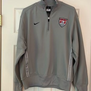 US national soccer 1/4zip